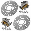 Caltric Front Right And Left Brake Caliper Disc With Bolts Compatible Yamaha Raptor 250 Yfm250r 2008-2013 