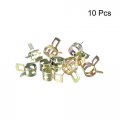 Uxcell 9mm 11 32inch Spring Band Type Action Fuel Silicone Vacuum Hose Pipe Clamp Low Pressure Air Clip 10pcs