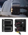 Led Side Mirror Marker Lights For 2008-2016 F250 F350 F450 F550 2 Pack Smoked Lens Switchback Turn Signals Parking Light Rear 