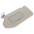 Ocpty Left Driver Side Tan Beige Sun Visor With Sunroof Fit For 2013 2014 2015 2016 2017 2018 Nissan Pathfinder Infiniti Qx60