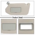 Ocpty Left Driver Side Tan Beige Sun Visor With Sunroof Fit For 2013 2014 2015 2016 2017 2018 Nissan Pathfinder Infiniti Qx60