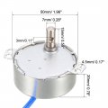 Uxcell Synchronous Motor Ac 100-127v 60-70rpm 50-60hz Ccw Cw 4w Turntable Gear Box For Hand-made