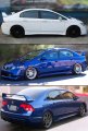Mug Rr Style Side Skirt Extention Panel Compatible With 2006-2011 Honda Civic 4 Door Sedan