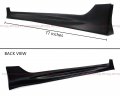 Mug Rr Style Side Skirt Extention Panel Compatible With 2006-2011 Honda Civic 4 Door Sedan