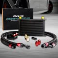 25 Row An-10an Universal Engine Transmission Oil Cooler Filter Adapter Kit
