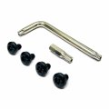 Anti Theft License Plate Screws For Bmw Rustproof Black Stainless Steel Security Mounting Bolts M5 0 8 X 8mm Kit With Torx 