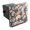 Poker Chips And Ace Cards Pattern Tow Trailer Hitch Cover Plug Insert 