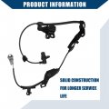Hihaha No 89542-35050 Front Right Abs Wheel Speed Sensor For Toyota 4runner Tacoma Durable 1pcs