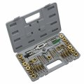 Neiko 00911a Sae Tap And Die Set 40 Piece Standards S Titanium Coated Large Tap Die Threading Tools Kit With Storage Case 