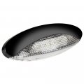 Lumitronics Rv Led Euro-style Porch Light Clear Lens Black 