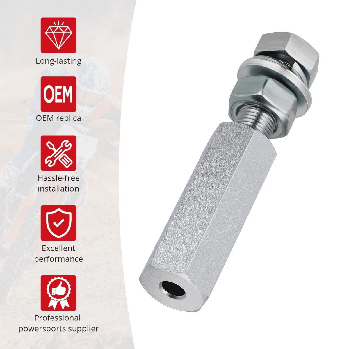 Quick Release Flag Pole Holder Silver For 1 4 In Poles All Atv Utv Motorcycle Dirt Bike Year