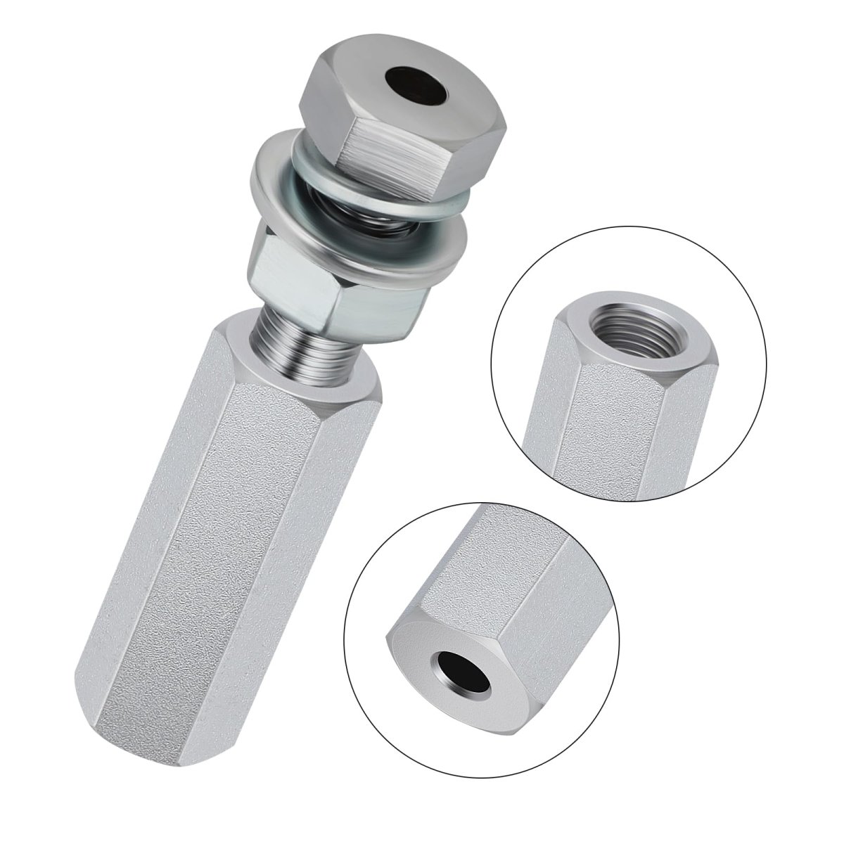Quick Release Flag Pole Holder Silver For 1 4 In Poles All Atv Utv Motorcycle Dirt Bike Year