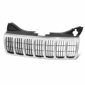 Ch1200284 Factory Style Front Bumper Grill Grille Assembly For Jeep Grand Cherokee 2005-2007 Chrome Black 