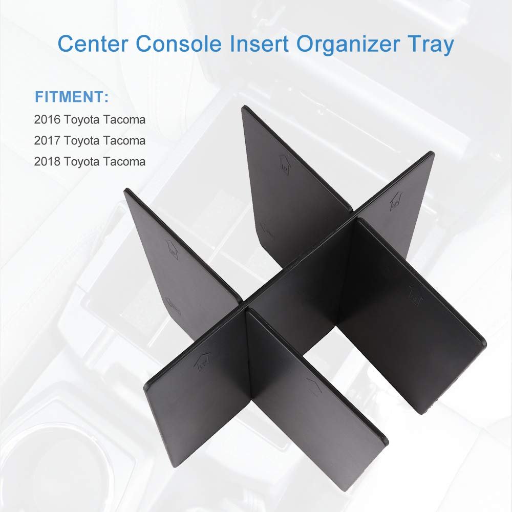 Auto Center Console Lid Repair Kit 2016-2018 For Toyota Tacoma Insert Set Center Organizer