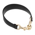 14 17 Inch Pu Leather Short Bag Strap With Clasp Purse Handles Handbags Replacement Straps For Clutch Underarm Bags Black Gold 