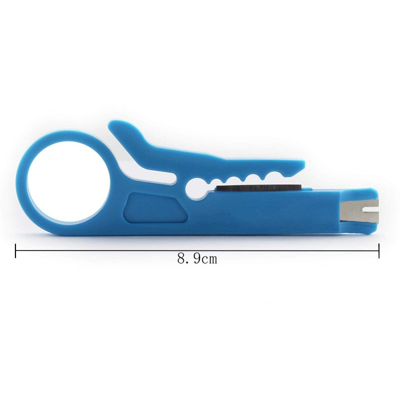 Maxmoral 3-pack Mini Wire Stripper Portable Crimping Tool Utp Stp Network Cable Cutter Impact Punch Down For Keystone Jack Rj45