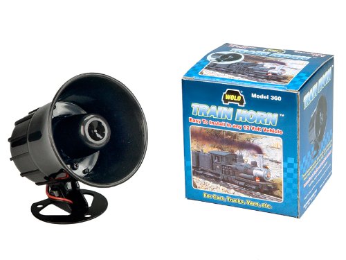 Wolo 360 12 Volt Train Horn With Three Distinctive Sounds