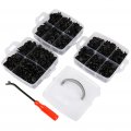 Ocpty Car Retainer Clips Fasteners Cars Body Kits Push Style Bumper Black Nylon And Plastic 16sizes