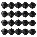 Topteng 20pcs Fairing Panel Bolt Clip 8mm Plastic Screw Rivets Clips Black Universal For Honda Motorcycles Motorbikes Scooters