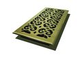 Decor Grates Sph614-a Scroll Floor Register 6-inch By 14-inch Antique Brass 