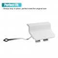 Uxcell Rear Bumper Tow Hook Cover For Mercedes Benz C-class W204 C280 C300 C320 C350 C63 2011-2014 Eye Cap No A2048856223 White