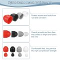 Nut Protection Cap 10pcs M8x13x15mm Plastic Hexagonal Screw Dome Acorn Hex Head Bolt Covers Waterproof Decorative Caps Grey