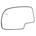 Driver Side Heating Mirror Glass For 2003 2006 Cadillac Escalade 2002 Chevrolet Avalanche 1999 2007 Gmc Sierra 1500 Chrome 