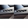 Nvcnx Real Premium Carbon Fiber Dashboard Defogger Air Vent Outlet Frame Dash Trim Cover Car Interior Accessories Compatible