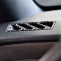 Nvcnx Real Premium Carbon Fiber Dashboard Defogger Air Vent Outlet Frame Dash Trim Cover Car Interior Accessories Compatible