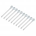 5pcs Pipe Bracket Clamp Wall Mount Fit 1-1 4 32mm Support 240mm Long Strap With Expansion Screw For Gas Water Pipeline 