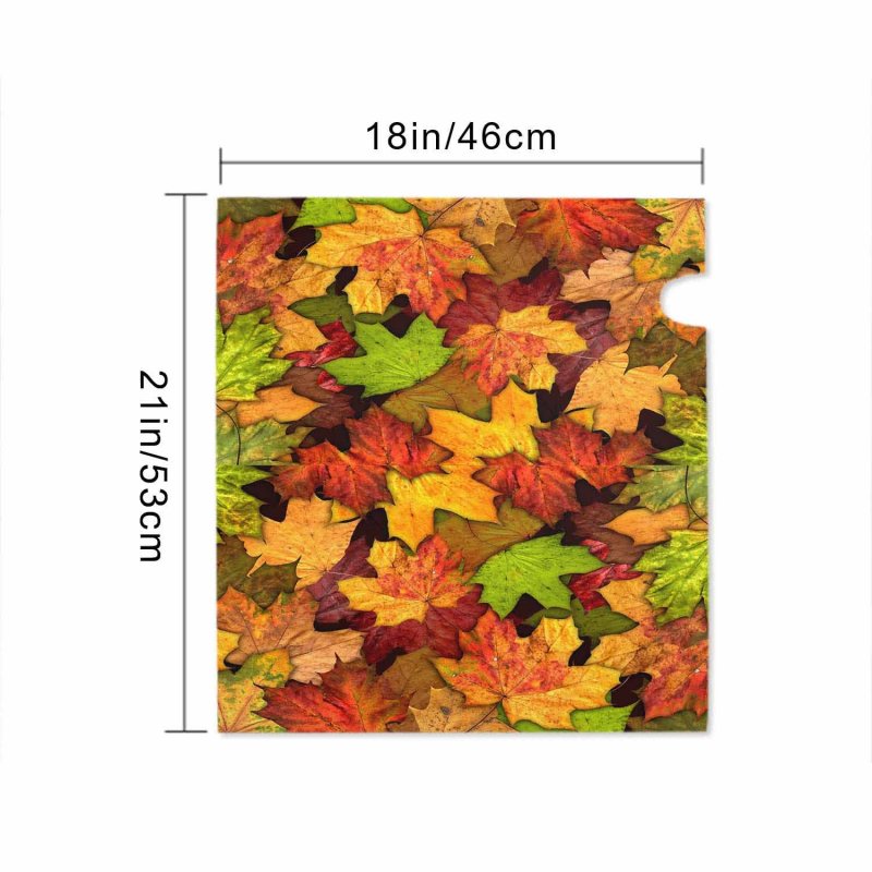 Numland Autumn Leaves Magnetic Anti-uv 100 Polyester Standard Size 21x18 In Oxford Garden Postbox Letterbox Cover