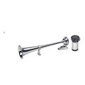 Wolo 140 Sea Alert Chrome Plated Trumpet Horn 12 Volt Low Tone 