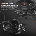 A-premium Spare Tire Winch Carrier Compatible With Ford E-150 E-350 Econoline Club Wagon E-450 E-550 Super Duty E-250