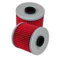 Caltric 2 Pack Oil Filter For Kawasaki Bayou 220 Klf220 Klf-220 1988-2002 