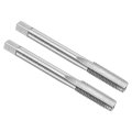 2pcs Hand Bottom Tap 5 16-24 Unf 2b Left Thread Bottoming Style Threading Taps High Speed Steel Hss6542 Straight Flutes Screw 
