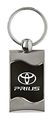 Toyota Prius Rectangular Black Car Key Chain Ring Fob 