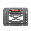 Spare Tire Delete License Plate Relocation Kit With Led Light And Third Brake For Jeep Wrangler Jk Jku Unlimited 2007 2018