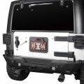 Spare Tire Delete License Plate Relocation Kit With Led Light And Third Brake For Jeep Wrangler Jk Jku Unlimited 2007 2018