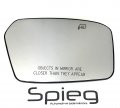 Spieg Fo1325115 Side Mirror Glass Replacement Compatible With Ford Fusion Mercury Milan 2006-2010 Lincoln Mkz Zephyr 2007-2010