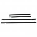 Secosautoparts 4pcs Outside Door Glass Window Weatherstrip Trim Compatible With Honda 2007 2008