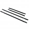 Secosautoparts 4pcs Outside Door Glass Window Weatherstrip Trim Compatible With Honda 2007 2008