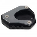 Gzyf Motorbike Foot Stand Side Extension Enlarge Plate For Kawasaki Ninja 400 Versys650 Klx250 Gray
