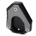 Gzyf Motorbike Foot Stand Side Extension Enlarge Plate For Kawasaki Ninja 400 Versys650 Klx250 Gray