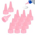 40 Pcs Snip Tip Applicator 0 94 Extra Tips Caps For Glue Replacement Plastic Adhesive Nozzle And Precision Bottle Tubes 