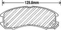 Beck Arnley 082-1358 Premium Brake Pads 