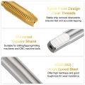 4pcs 1 2-13 Unc B2 Spiral Point Thread Tap Screw Threading Tapping Tool Titanium Coated 6542 High Speed Steel Machine Taps Bit