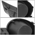 Non Fog Lamps To1039120 Front Light Bezel Compatible With Toyota Highlander 2008-2010 Passenger Right Side Matte Black