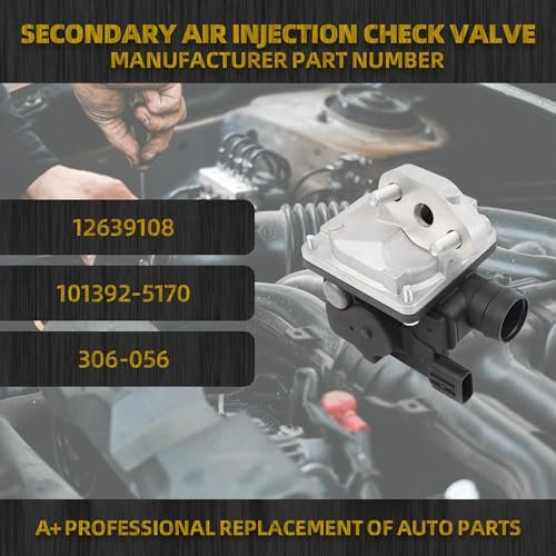Dasbecan Secondary Air Injection Check Valve Right For 2011-2015 Buick Lacrosse Regal Chevy Malibu Equinox Impala Gmc Terrain 2