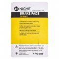 Niche Rear Left Brake Pad Set For Can-am Defender Traxter 715900381 Organic