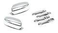 Sizver Chrome Door Mirrorhandles Covers For Chrysler 300 300c Top Half 
